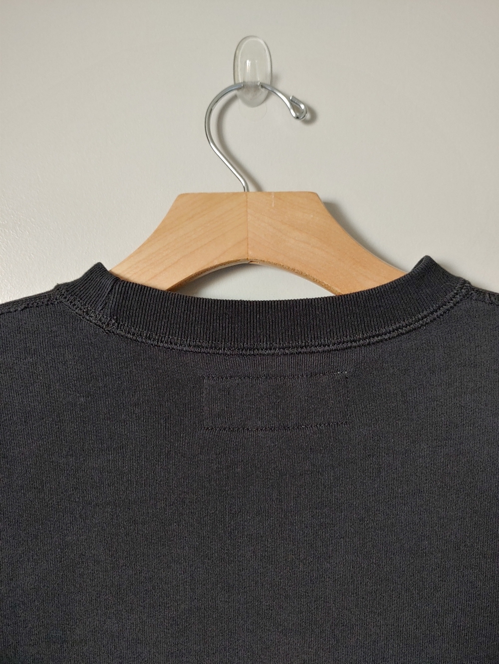 Province of Canada French Terry Crop Sweatshirt Cotton Black Size Small - Picture 14 of 16